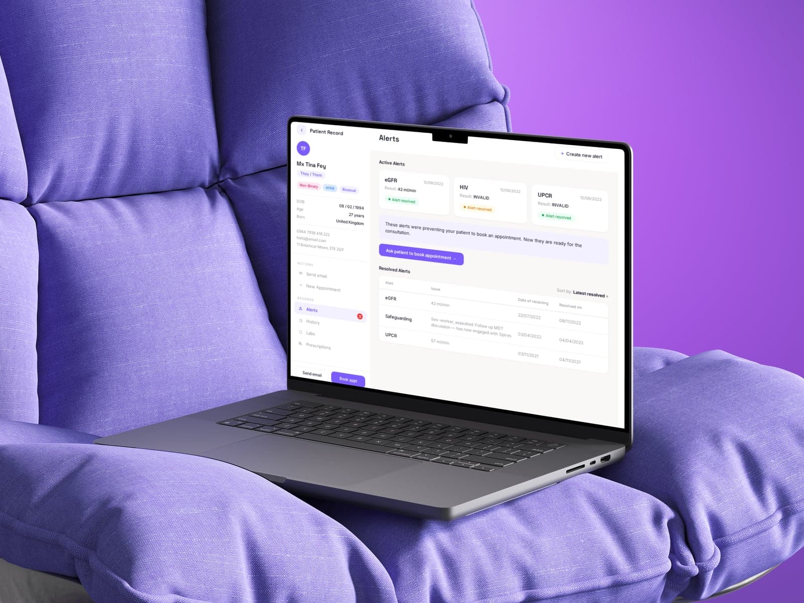 LVNDR — Alerts dashboard