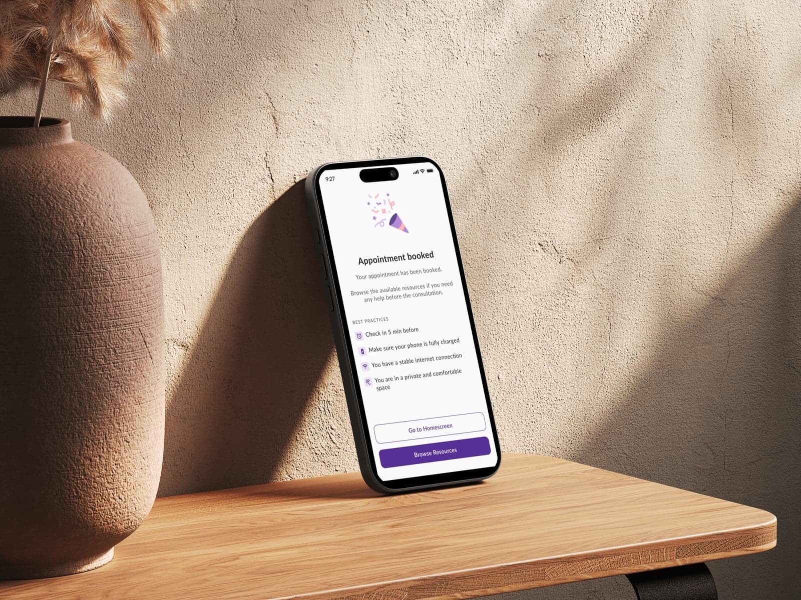 LVNDR — Appointment booked