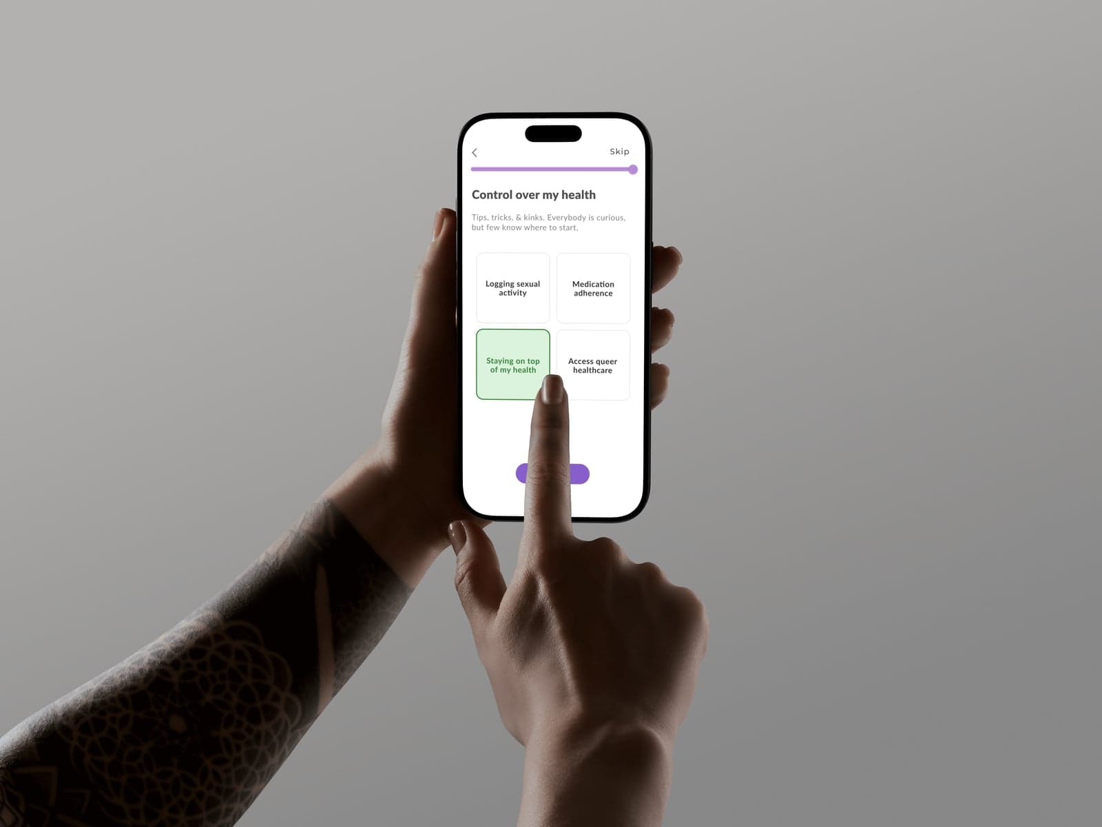 LVNDR — Control over my health